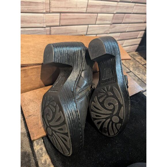 Born black leather clogs 8.5 - Picture 5 of 5